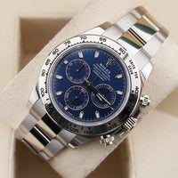 Rolex Daytona 40mm 116509 White Gold Blue Dial