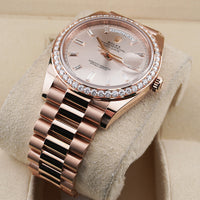 Rolex Day-Date 40 Presidential 228345RBR Diamond Bezel Baguette Sundust Dial