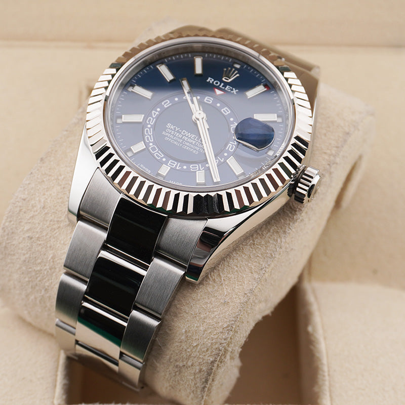 Rolex Sky-Dweller 42mm Stainless Steel 326934 Blue Dial