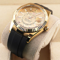 Rolex Sky-Dweller 42mm Oyster Flex 326238 Champagne Dial