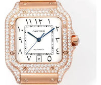 Cartier Santos Middle East Edition Diamond Steel