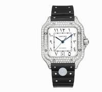 Cartier Santos Middle East Edition Full Diamond Belt