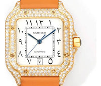 Cartier Santos Middle East Edition Diamond Steel