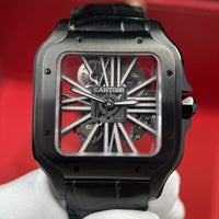 Cartier Santos de Cartier Skeleton watch.