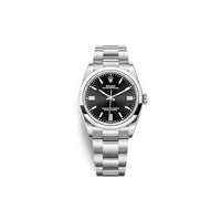 ROLEX OYSTER PERPETUAL WITH BLACK DIAL 36MM WATCH M126000-0002ROLEX OYSTER PERPETUAL WITH BLACK DIAL 36MM WATCH M126000-0002