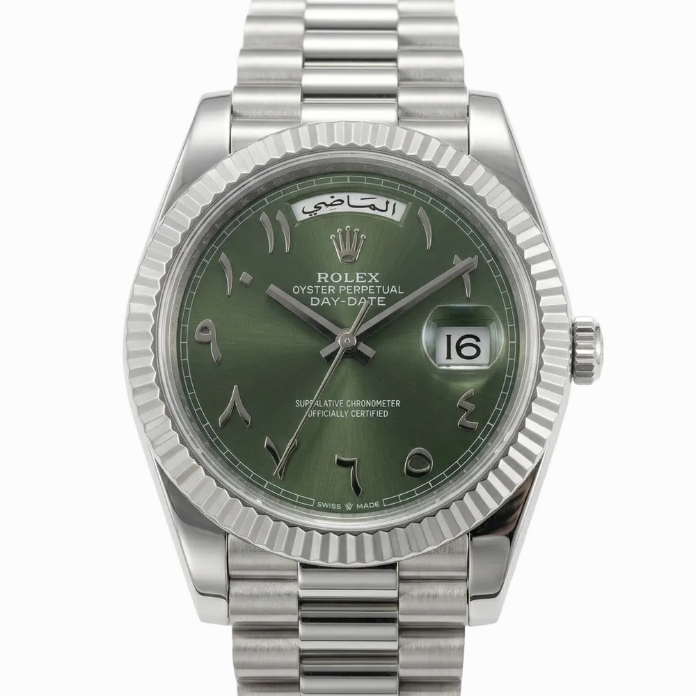 Rolex Day-Date 40 "Olive Green Arabic Dial"