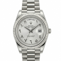 Rolex Day-Date 40 Platinum "Ice Blue Arabic Dial" (Reference: 228236)