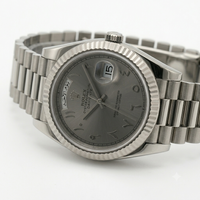 Rolex Day-Date 40 Platinum "Ice Blue Arabic Dial" (Reference: 228236)