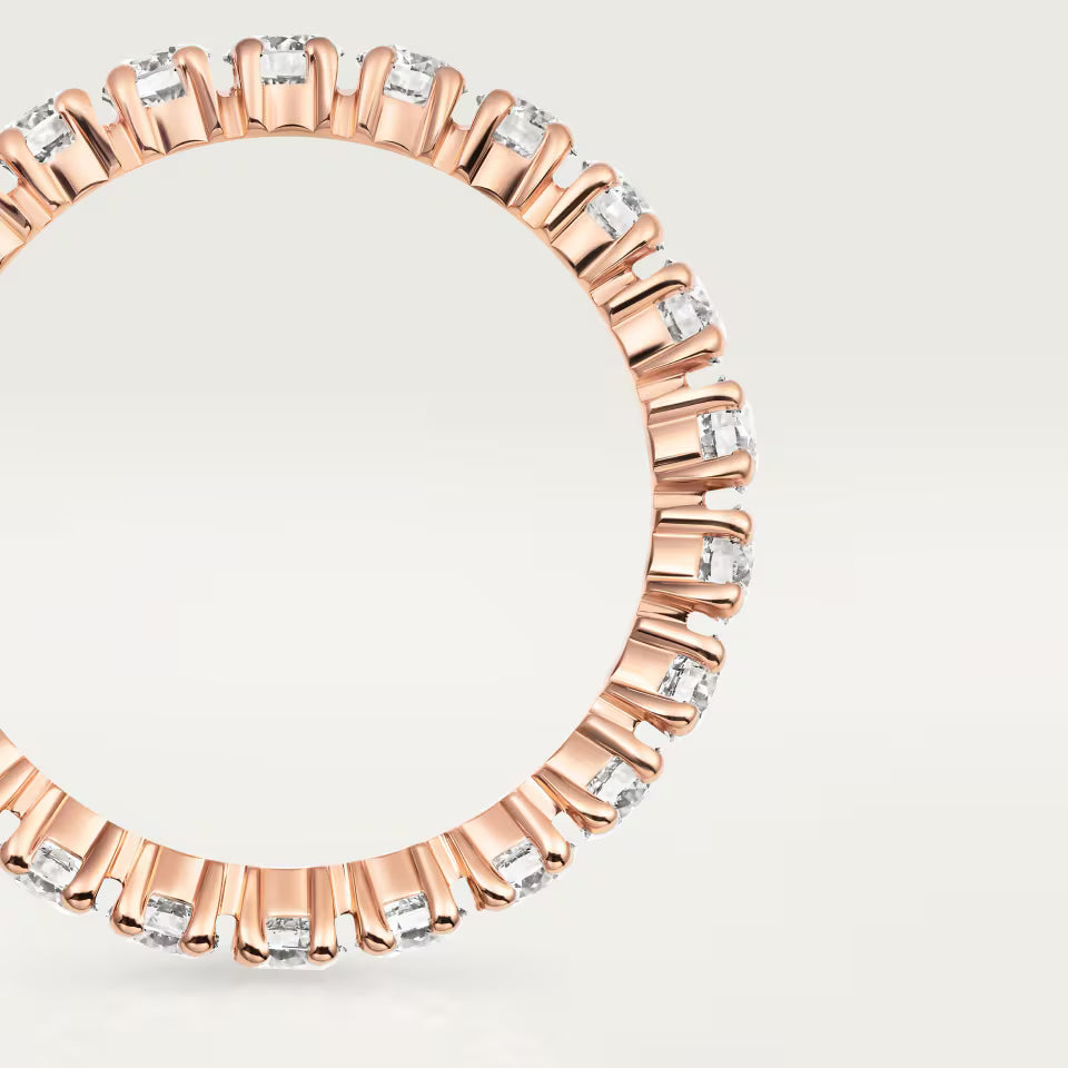 Cartier Destinée Wedding Band, 3.3 MM Width, Paved N4722752