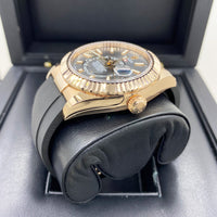 Rolex Sky-Dweller 42mm Oyster Flex 326235 Rhodium Dial