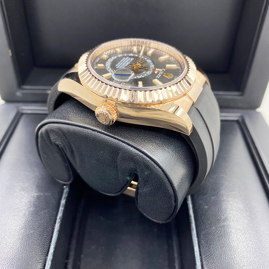 Rolex Sky-Dweller 42mm Oyster Flex 326235 Rhodium Dial