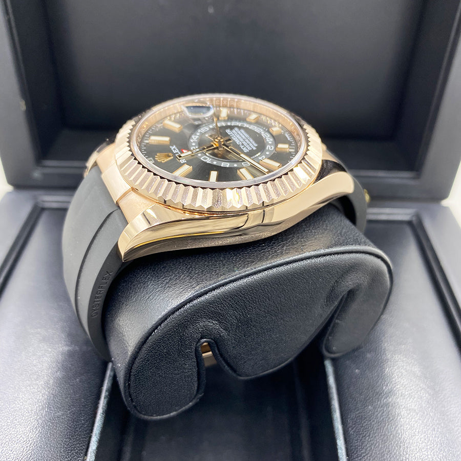 Rolex Sky-Dweller 42mm Oyster Flex 326235 Rhodium Dial