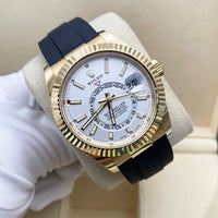 Rolex Sky-Dweller 42mm Oyster Flex 326238 White Dial
