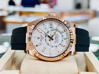 Rolex Sky-Dweller 42mm Oyster Flex 326235 White Dial
