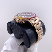 Rolex "Rainbow" Daytona 40mm 116595RBOW Black Gem Stone Dial