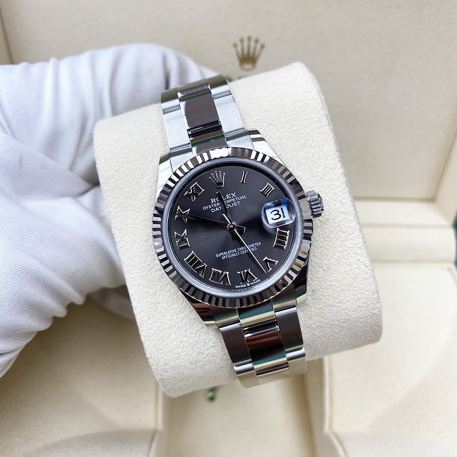 Rolex Datejust 31mm Grey Roman Dial 278274