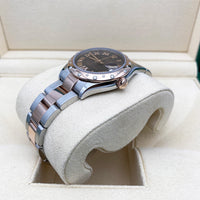 Rolex Datejust 31mm Chocolate Diamond Roman Dial Rose/Diamond Bezel 278341RBR