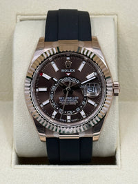 Rolex Sky-Dweller 336235-0002 Chocolate Dial Rose Gold