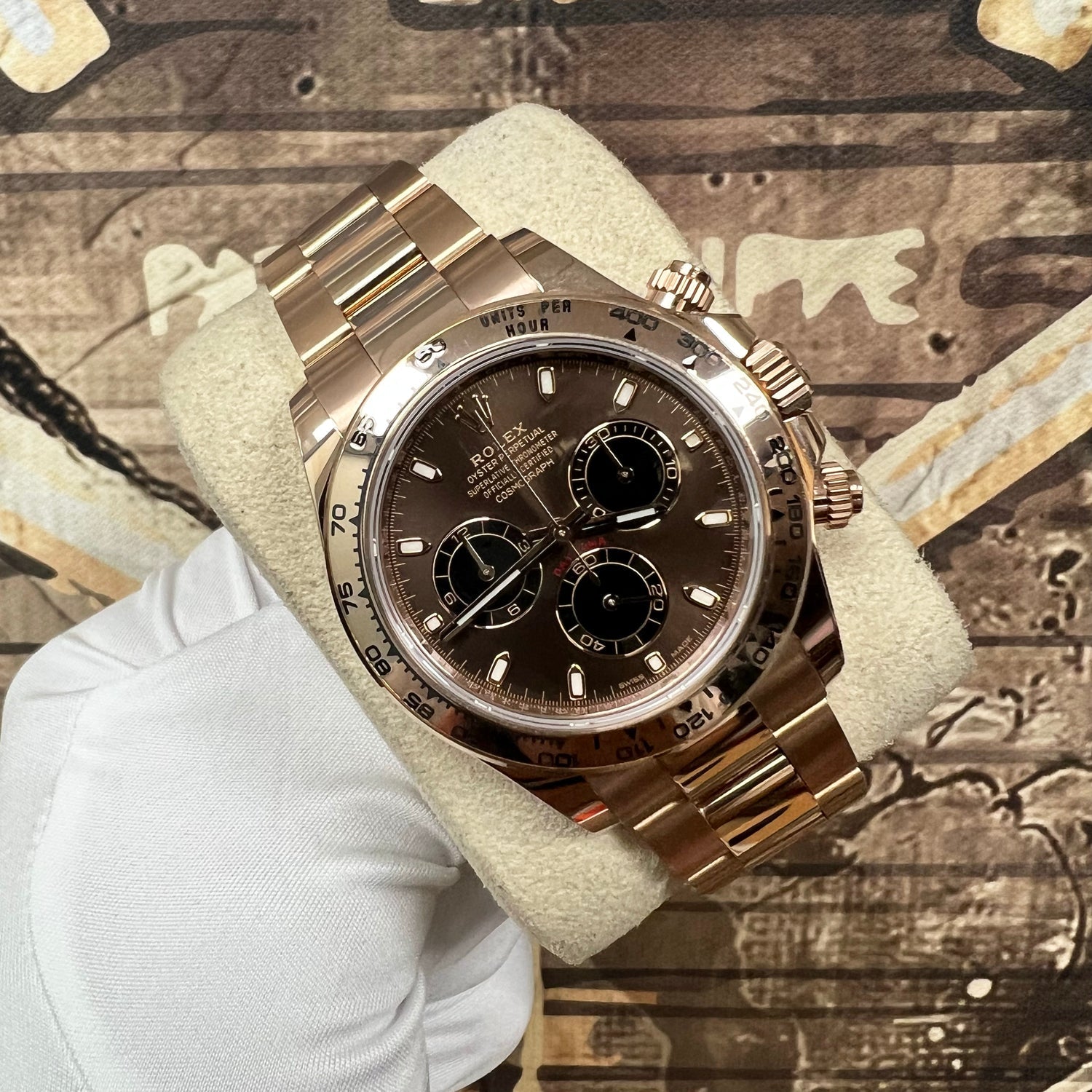 Rolex Daytona 40mm Rose Gold 116505 Chocolate Dial
