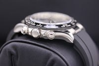 Rolex Daytona 40mm Oyster Flex 116519LN White Gold Steel Black Dial