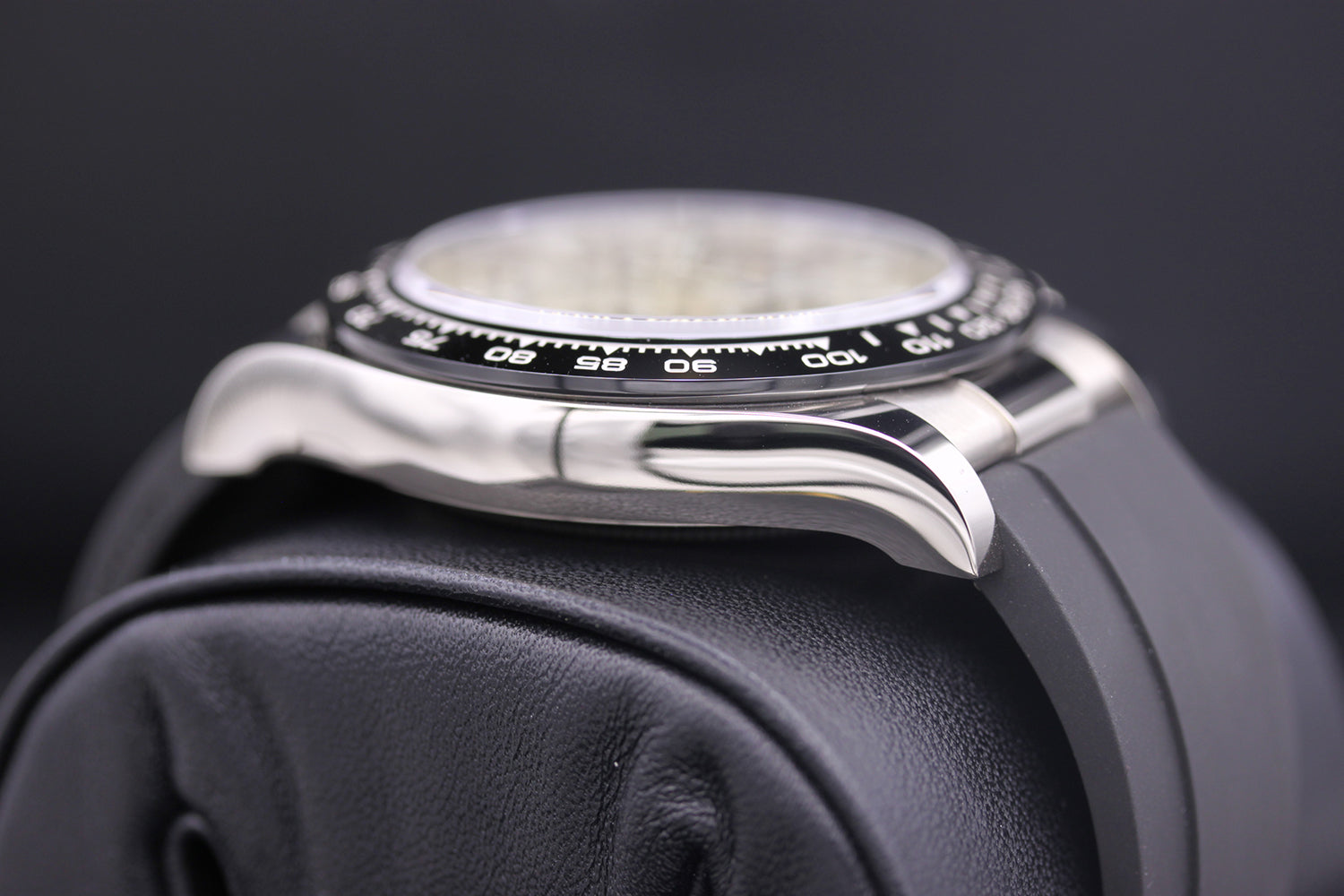 Rolex Daytona 40mm Oyster Flex 116519LN White Gold Steel Black Dial