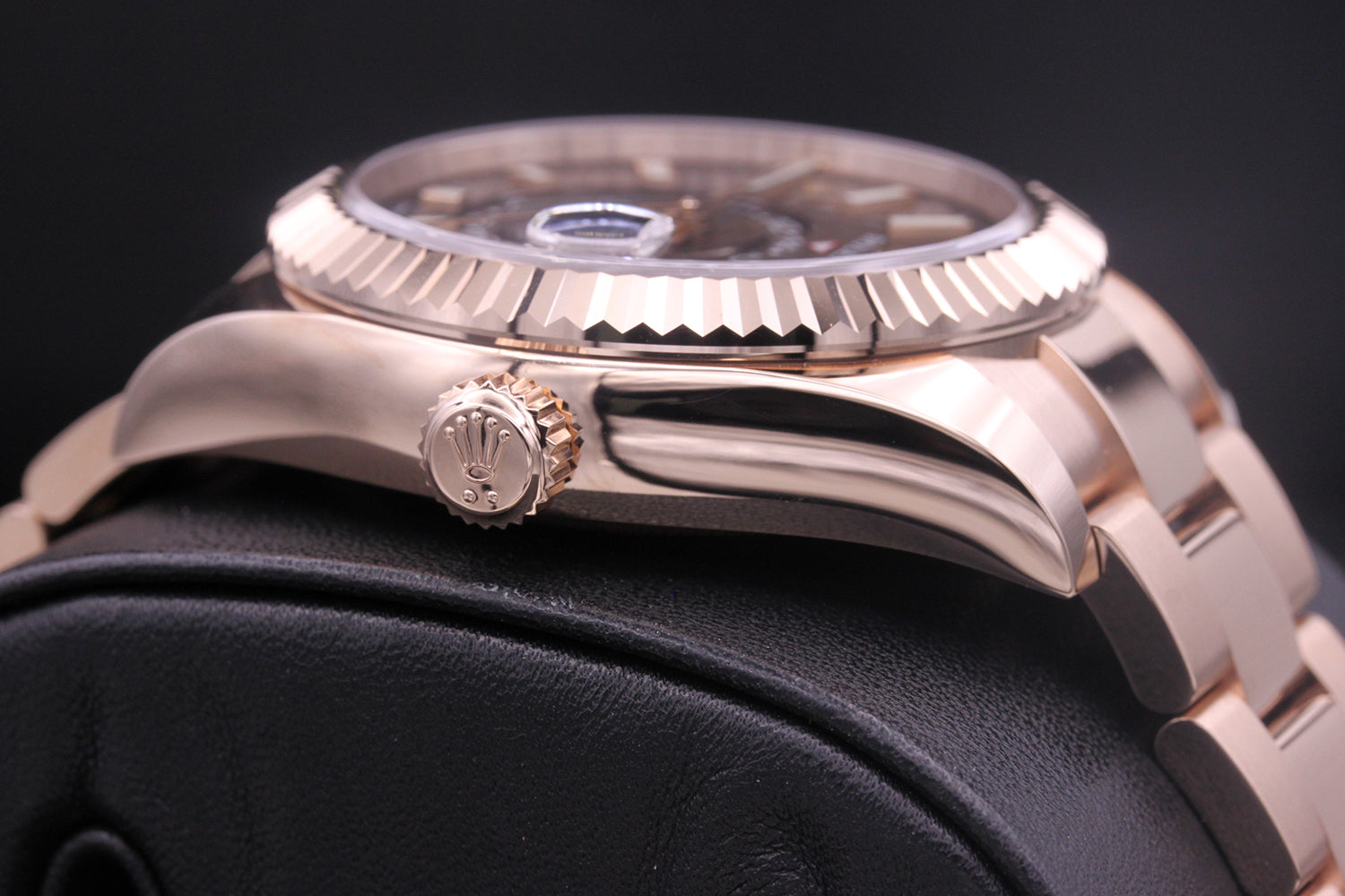 Rolex Sky-Dweller 42mm Rose Gold 326935 Chocolate Dial