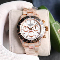 Rolex Daytona Rose Gold Fully Pave Custom Diamond - 116505
