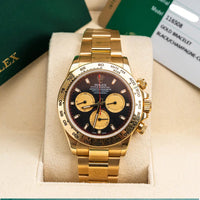 Rolex Daytona 40mm Yellow Gold 116508 "Paul Newman" Black Dial