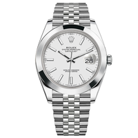 Rolex Datejust 41mm White Dial Smooth Bezel 126300