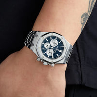 Royal Oak Selfwinding Chronograph Steel Blue Dial 41mm