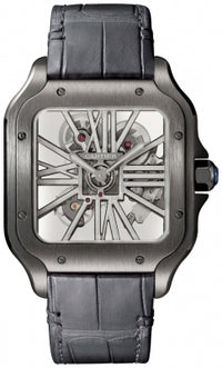 Cartier Santos De Cartier Skeleton Mens Watch