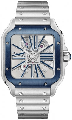 Cartier Santos De Cartier Skeleton Mens Watch