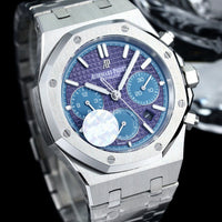 Royal Oak Chronograph Platinum Purple Dial 41mm