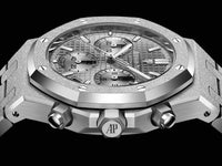 Audemars Piguet Royal Oak 26239 Grande Tapisserie Dial, 18 Carat White Gold, 41.0 mm, Chronograph