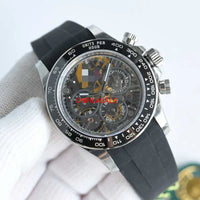 Rolex Cosmograph Daytona featuring a skeletonized dial.