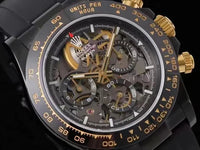 DIW Daytona Skeleton Dial in Carbon