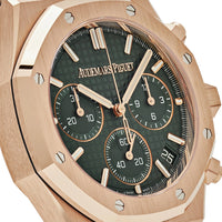 Audemars Piguet Royal Oak 26240OR.OO.1320OR.08 Chronograph Rose Gold Khaki Green Dial
