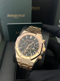 Audemars Piguet Royal Oak Chronograph 41mm Rose Gold Black Dial