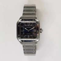 Santos de Cartier Steel Blue Dial 35mm
