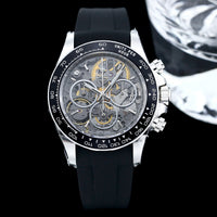 Rolex Cosmograph Daytona featuring a skeletonized dial.