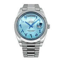 Rolex Day-Date 40 Platinum "Ice Blue Dial with Blue Arabic Numerals" (Reference: 228236)
