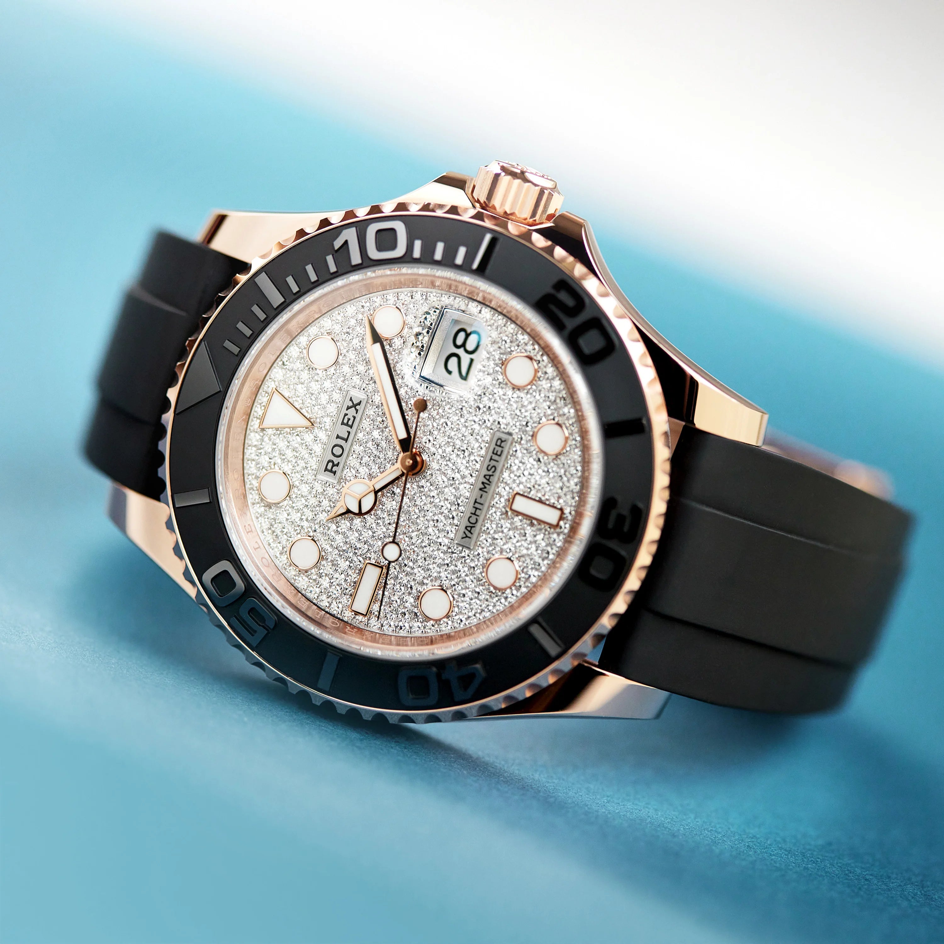Rolex Yacht-Master 40mm Oyster Flex 126655 Diamond Dial