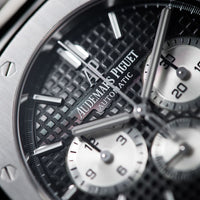 Royal Oak Selfwinding Chronograph Steel Black Dial 41mm