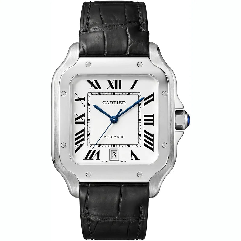Cartier Watch Men's Square White Dial | Watches Prime