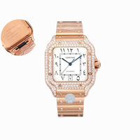 Cartier Santos Middle East Edition Diamond Steel