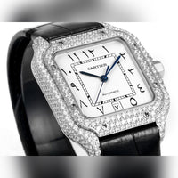 Cartier Santos Middle East Edition Full Diamond Belt