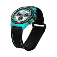 Rolex Cosmograph Daytona "Celeste Invert" CarboQuartz