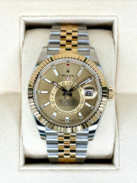 NEW 2025 Rolex Sky-Dweller 42mm 336933 Jubilee Champagne Dial