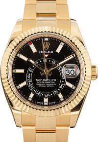 Pre-Owned Rolex Sky-Dweller 336938 Black Dial