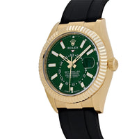 Rolex Sky-Dweller 336238 Green Dial Oysterflex
